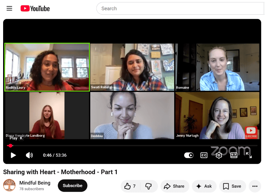 Sharing with Heart Motherhood Part 1